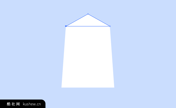 图2:绘制房子屋顶